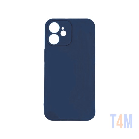 Capa de Silicone com Moldura de Câmera para Apple iPhone 11 Azul